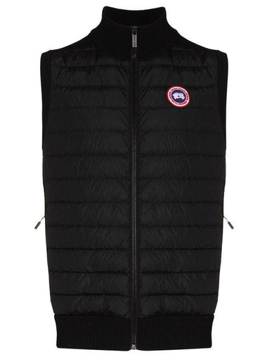 Hybrdige Slim Fit Merino Wool Padded Vest Black - CANADA GOOSE - BALAAN 1