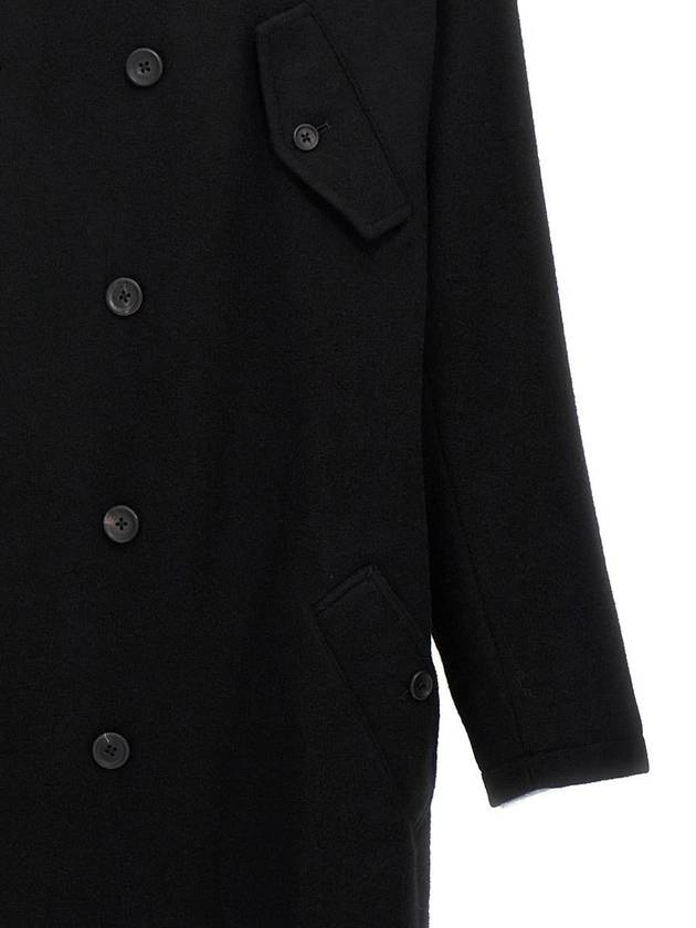 Yohji Yamamoto 'M-W Front Hooded' Coat - YOHJI YAMAMOTO - BALAAN 4