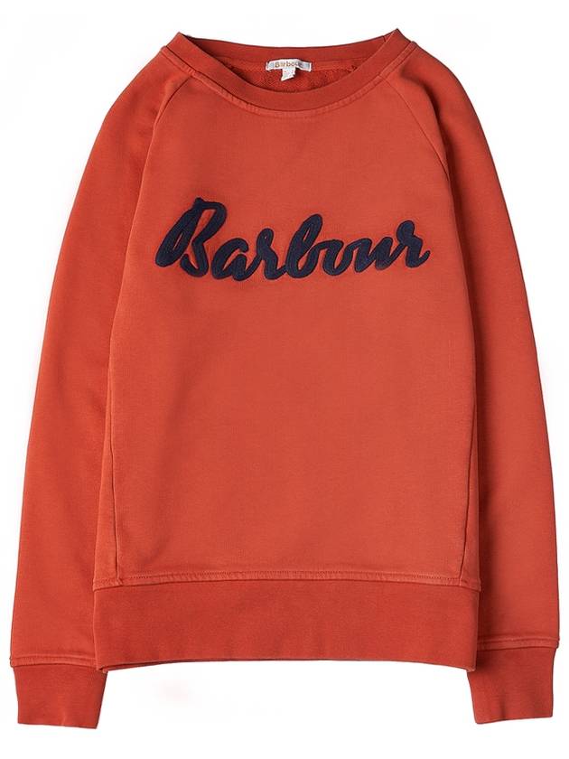 WoMen's Otterburn Sweatshirt Orange - BARBOUR - BALAAN 11