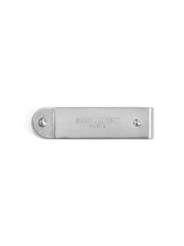 Metal ID Money Clip Silver - SAINT LAURENT - BALAAN 2