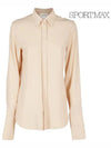 Sportmax YEN silk blend blouse pink YEN 2321160139 015 - MAX MARA - BALAAN 2