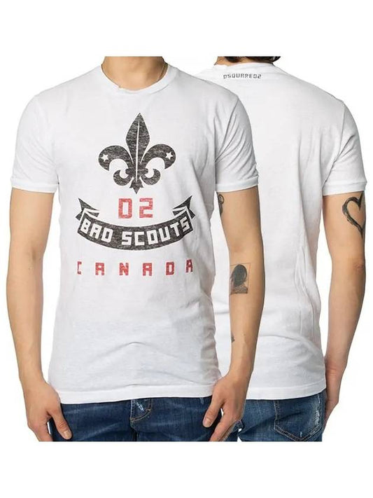 Logo printing short sleeve t-shirt S74GD0369 - DSQUARED2 - BALAAN 1