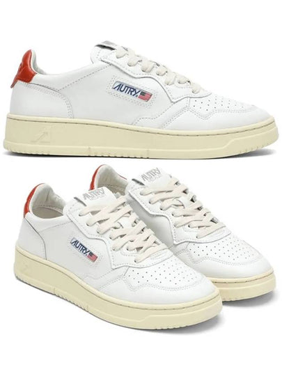 Medalist Orange Tab Low Top Sneakers White - AUTRY - BALAAN 2