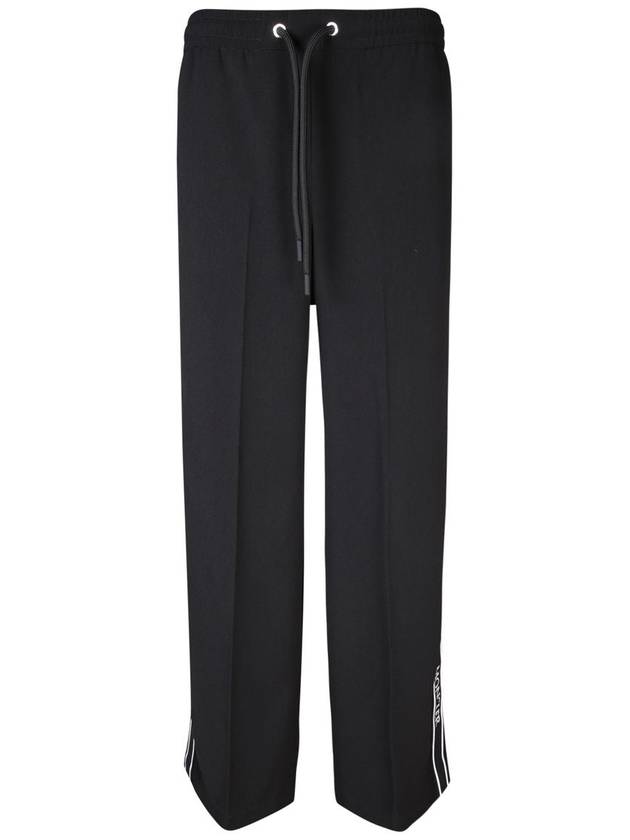 Women's Satin Track Pants Black - MONCLER - BALAAN 2