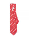 Gancini Print Silk Tie Red - SALVATORE FERRAGAMO - BALAAN 2