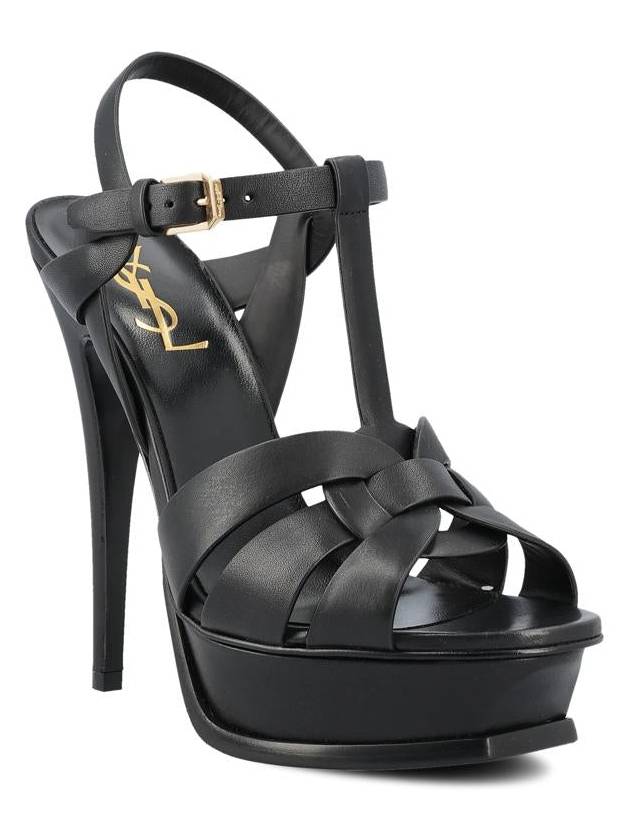 Classic Tribute 105 Sandal Heels Black - SAINT LAURENT - BALAAN 3