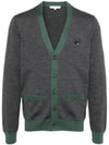 Maison Kitsune Bold Fox Head Patch Cardigan NM00507KT1036H170 - MAISON KITSUNE - BALAAN 2