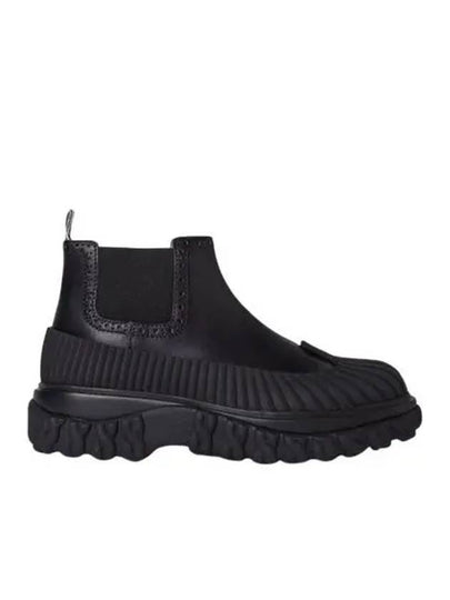 Mid Top Calf Leather Chelsea Boots Black - THOM BROWNE - BALAAN 2