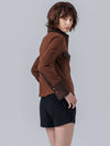 FLAP SHIRTBROWN PC23SH01BR - PAGE STUDIO - BALAAN 5