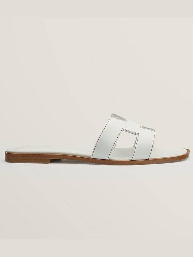 Oran Sandals Women Slippers Blanc H021056Z 02370 - HERMES - BALAAN 2