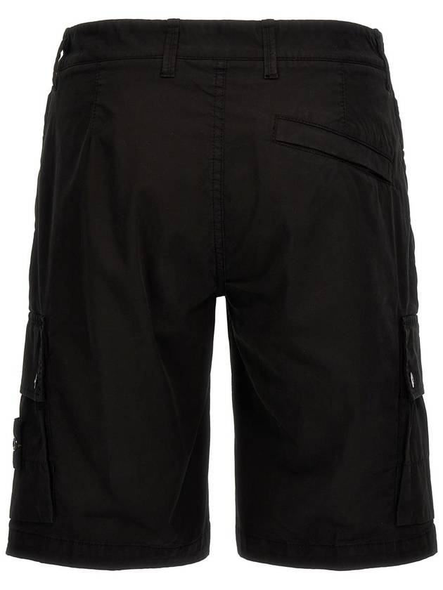 Stone Island Logo Badge Bermuda Shorts - STONE ISLAND - BALAAN 2