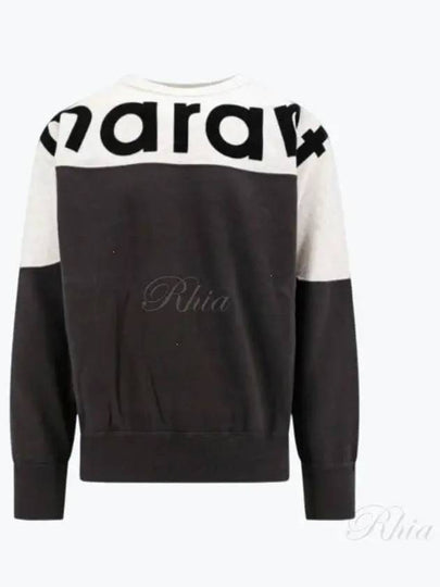 Howley Logo Crew Neck Sweatshirt Faded Black - ISABEL MARANT - BALAAN 2