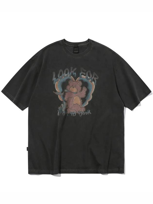 Funtime Teddy Pigment Short Sleeve T-Shirt Black - CPGN STUDIO - BALAAN 4