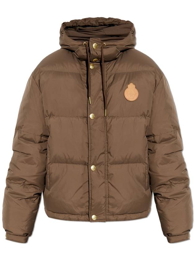 Sporty & Rich Padded Jacket With Hood, Women's, Brown - SPORTY & RICH - BALAAN 1