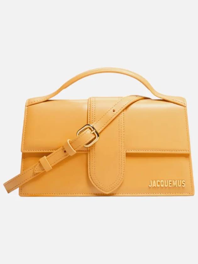 Le Grand Bambino Crossbody Flap Bag Dark Yellow - JACQUEMUS - BALAAN.