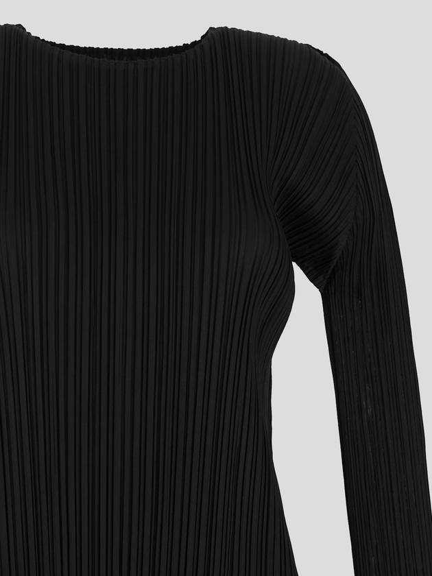 MC September Pleated Midi Dress Black - ISSEY MIYAKE - BALAAN 4