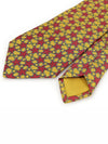 7522 IA 100 Silk Yellow Star Pattern Tie - HERMES - BALAAN 4