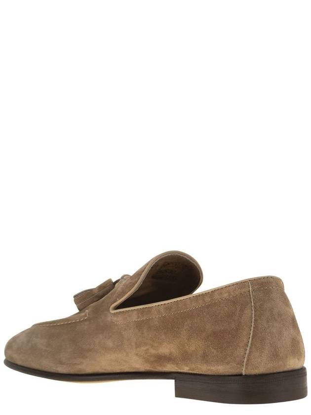 Suede moccasins with tassels - BRUNELLO CUCINELLI - BALAAN 3