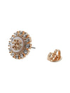 Kira Crystal Stud Earrings Gold Crystal - TORY BURCH - BALAAN 6