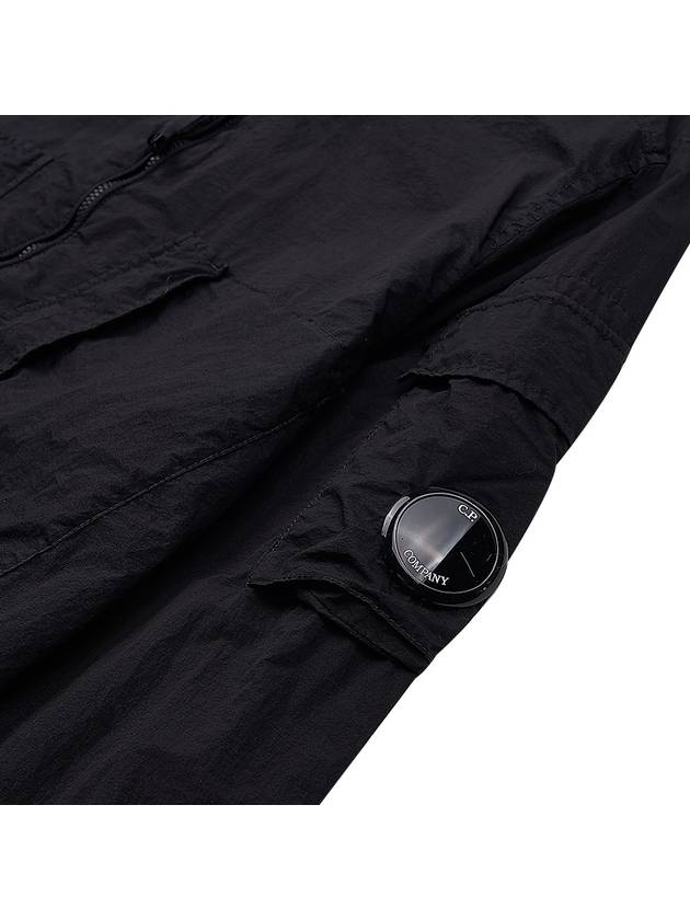 Taylon L Zipped Long Sleeve Shirt Black - CP COMPANY - BALAAN 8