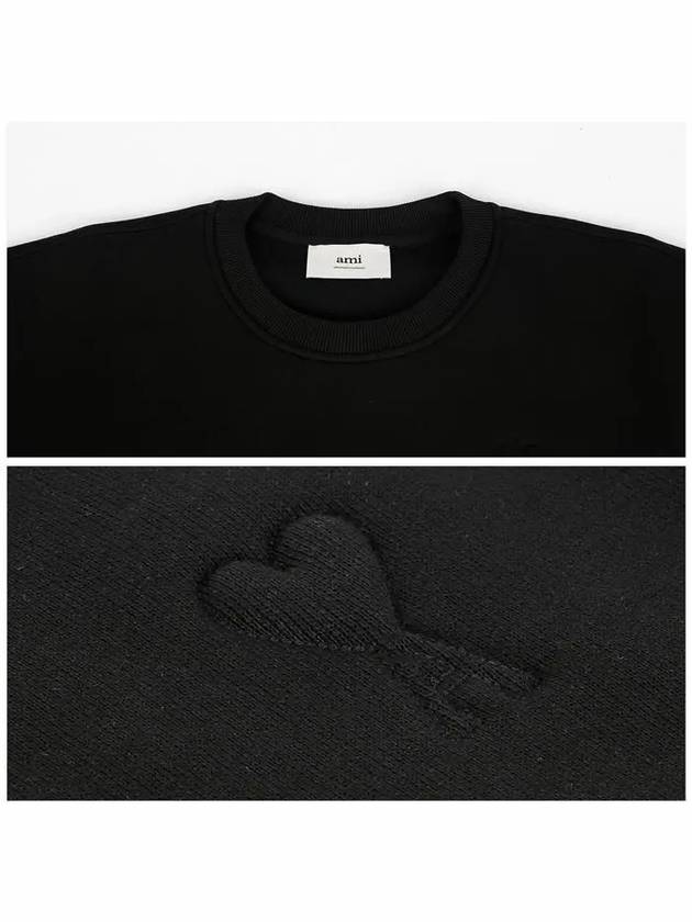 USW027 749 001 Embo Heart Logo Sweatshirt - AMI - BALAAN 5