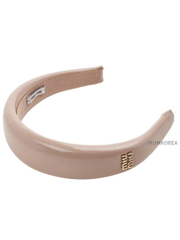 patent leather hairband - MIU MIU - BALAAN 2