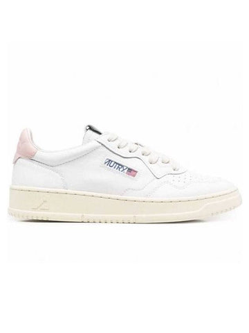 Men's Medalist Leather Low Top Sneakers White - AUTRY - BALAAN 1