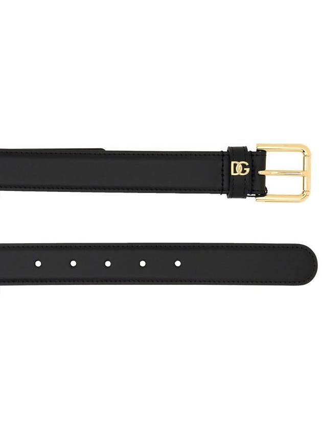 DG decorative leather belt BE1636AW576 - DOLCE&GABBANA - BALAAN 3