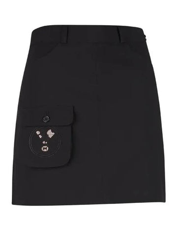 Women s Cute Pocket Back Pleated Culottes Skirt BMU4A128W - LUX GOLF - BALAAN 1