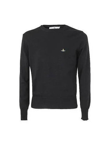 ORB logo round knit black 2701000O Y0010 - VIVIENNE WESTWOOD - BALAAN 1