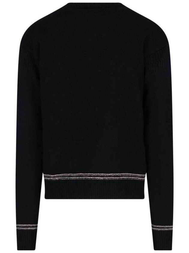 Fisherman Logo Knit Top Black - MARNI - BALAAN 5