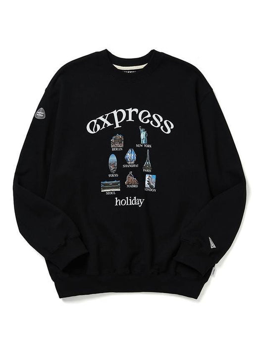 Global Citizen Sweatshirt Black - EXPRESSHOLIDAY - BALAAN 1