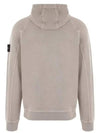 Men's Waffen Patch OLD Treatment Cotton Hoodie Dove Grey - STONE ISLAND - BALAAN 8