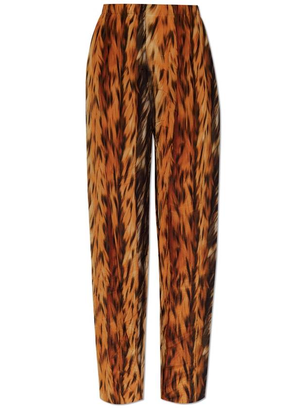 Balenciaga Silk Trousers, Women's, Orange - BALENCIAGA - BALAAN 1