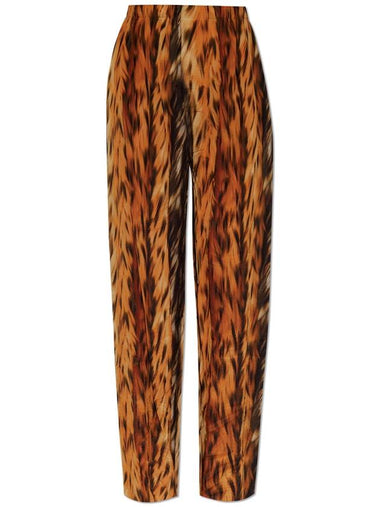 Balenciaga Silk Trousers, Women's, Orange - BALENCIAGA - BALAAN 1