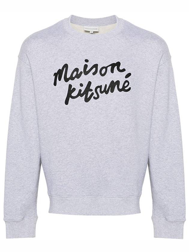 Logo Print Sweatshirt Grey - MAISON KITSUNE - BALAAN 3