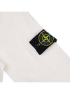 Logo Patch Knit Top White - STONE ISLAND - BALAAN 6