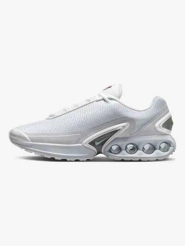 Air Max DN Low Top Sneakers White Metallic Silver - NIKE - BALAAN 2