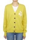 Karin Cotton Cardigan Yellow - ISABEL MARANT ETOILE - BALAAN 2