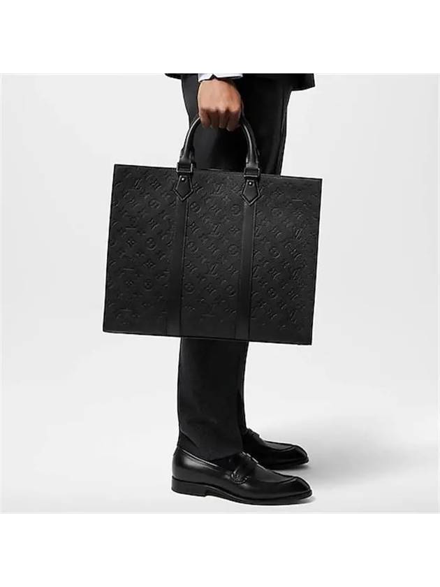 Sac Plat 24H Tote Bag Black - LOUIS VUITTON - BALAAN 4