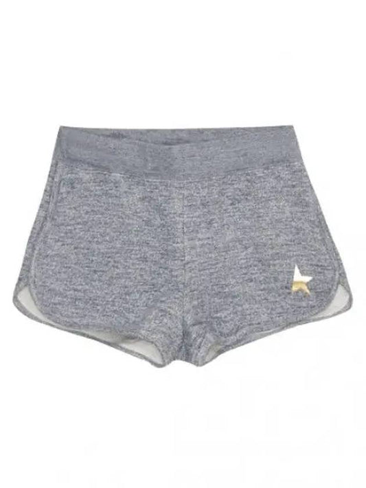 Star Collection Gold Melange Gray Diana Short Pants Women s Shorts - GOLDEN GOOSE - BALAAN 1