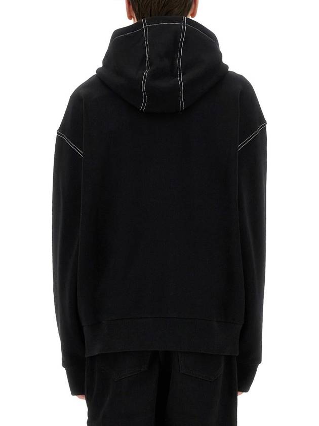 4G Fleece Hood Black - GIVENCHY - BALAAN 4