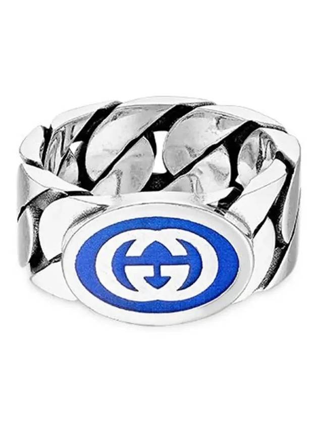 Logo Ring Silver - GUCCI - BALAAN 4