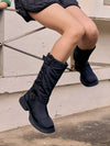 aspen padded belt middle boots black - SHOEHI - BALAAN 2