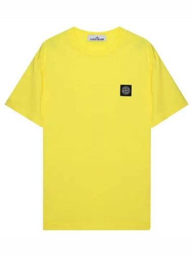 Logo patch t shirt men s short sleeve - STONE ISLAND - BALAAN 1