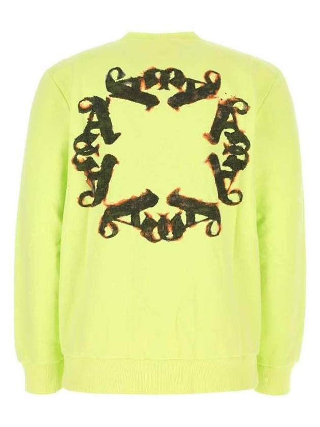 Logo Print Sweatshirt Green Neon - 1017 ALYX 9SM - BALAAN 3