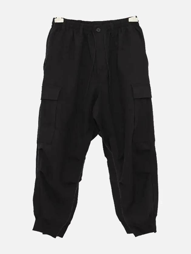 Classic Sports Cuffed Cargo Track Pants Black - Y-3 - BALAAN 3