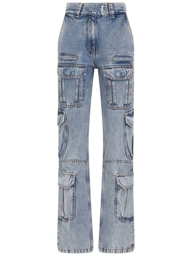 Denim Straight Pants BW51345Y8R 452 LIGHT BLUE - GIVENCHY - BALAAN 2