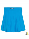 Women's Adina Golf Skirt Brilliant Blue - J.LINDEBERG - BALAAN 2