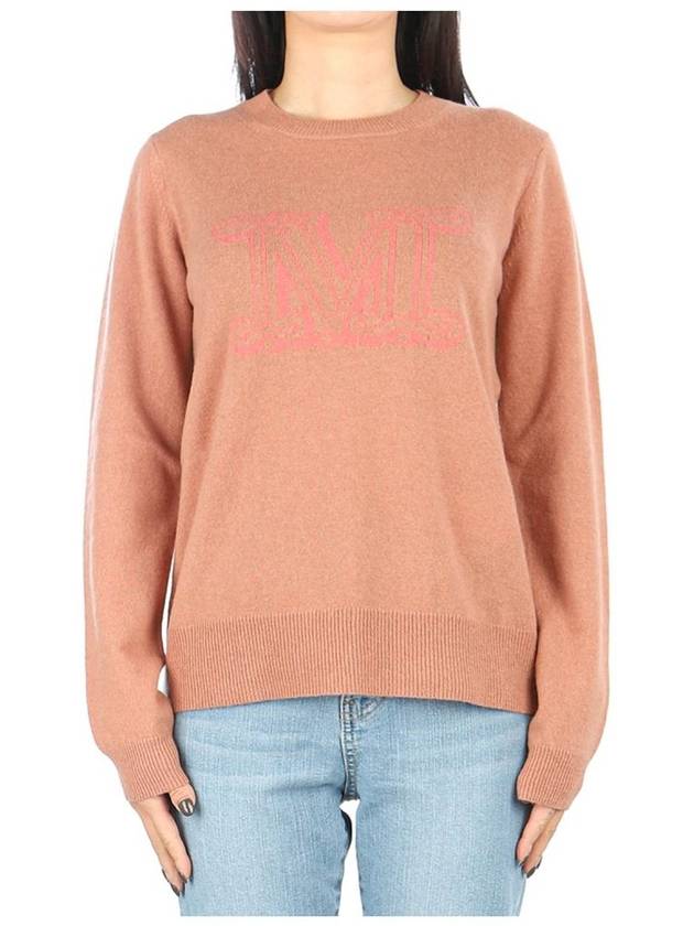 Women's Bimba Cashmere Knit Top Pink - MAX MARA - BALAAN 2